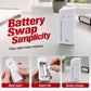 Cargador Portátil de Emergencia, Power Bank Alimentado con Pilas AA con Linterna LED