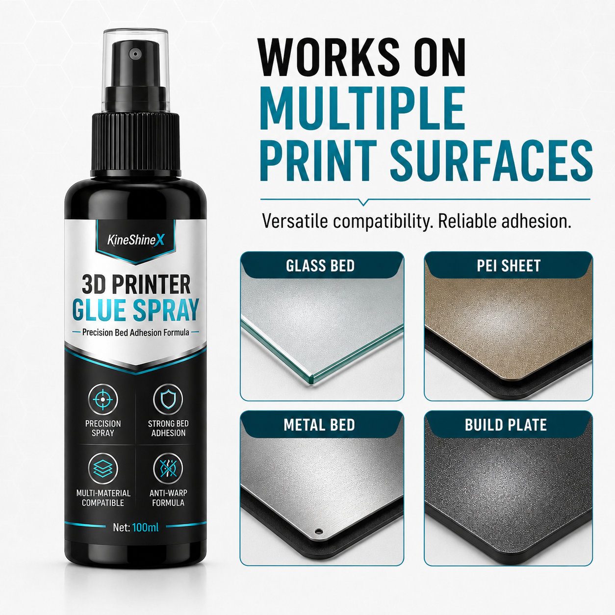 🔥¡GRAN OFERTA 60% DE DESCUENTO🔥 Spray adhesivo para cama de impresora 3D – Reduce la deformación y mejora la primera capa 🖨️