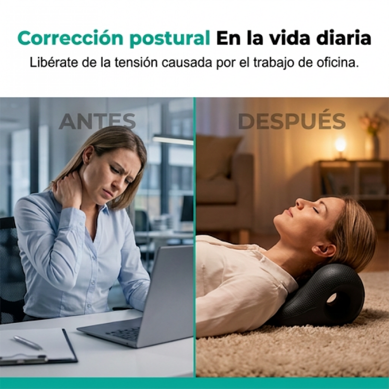 🧘Almohada estiradora de cuello en forma de U🛏️