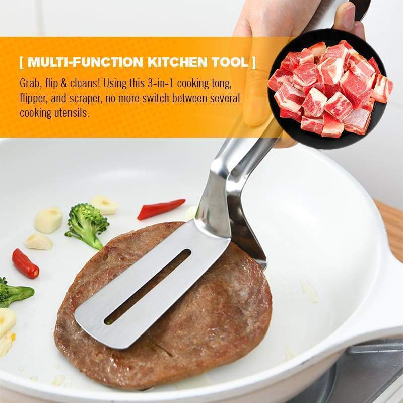 Pinza de barbacoa de acero inoxidable