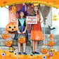 🔥🍬🎃 Bolsas de regalo de Halloween, bolsas transparentes con cierre en forma de calabaza🎁