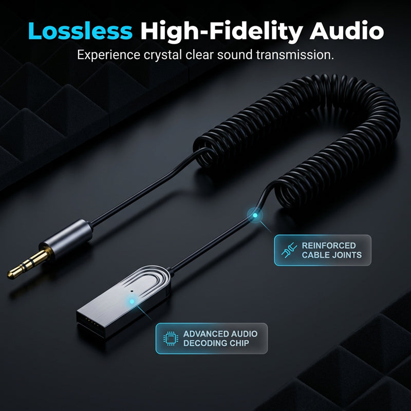 Receptor de audio Bluetooth para auto