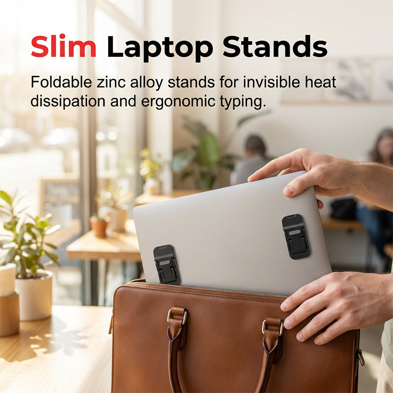 🔥 ¡50% DESCUENTO OFERTA CALIENTE! 🔥 Soporte Plegable Mini para Portátil de Escritorio – Elevador de Aluminio Portátil 💻