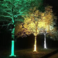 🌳💡 Luces solares en forma de árbol con anillo – Focos exteriores resistentes a la intemperie, ideales para árboles, columnas y jardines