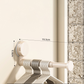 Soporte para perchas plegable, extensible con ventosas