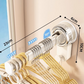 Soporte para perchas plegable, extensible con ventosas
