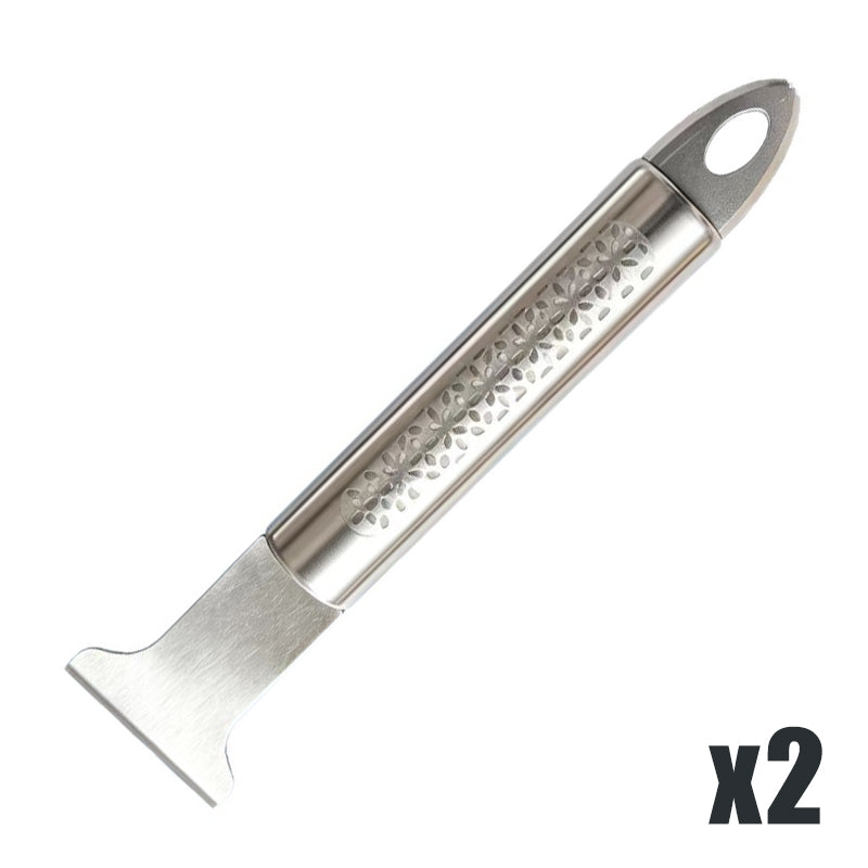 Raspador de hielo de acero inoxidable para congelador