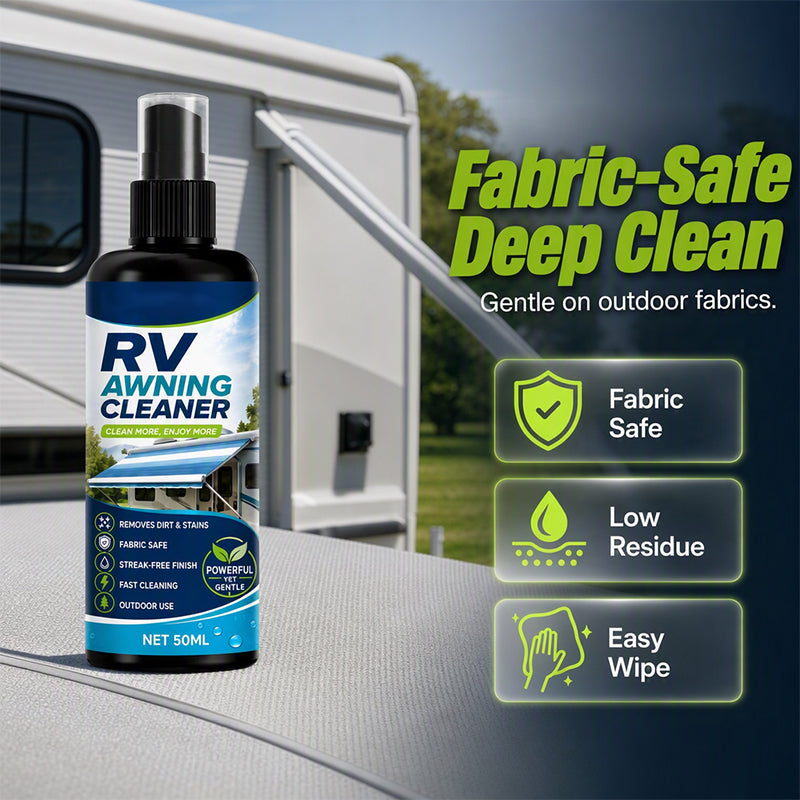 Potente spray limpiador de toldos para autocaravanas