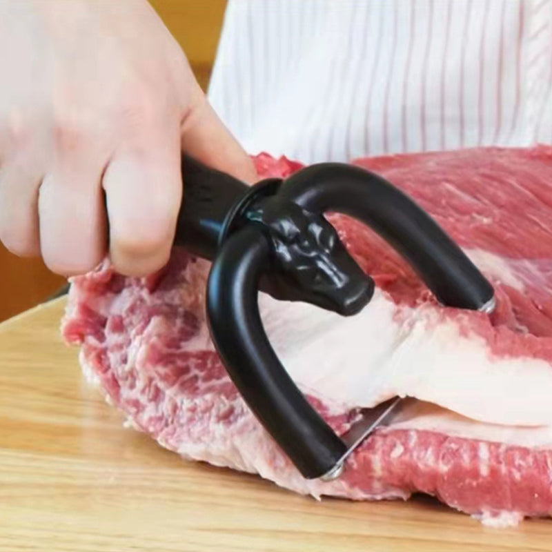 Recortadora de grasa manual para ternera y cerdo