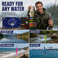 Calendario de Adviento de Navidad con señuelos de pesca, set de caja sorpresa con minnow, popper y cucharas