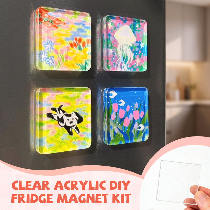 📢📢¡50% DE DESCUENTO!!! ⏰Kit de imanes para nevera DIY de acrílico transparente
