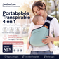 🎉 Rebajas 2026 — ¡Más de 30.000 unidades vendidas! 👶 Portabebés transpirable 4 en 1 – Para 0-36 meses, uso en posición delantera/trasera, orientado hacia adentro/hacia afuera – ¡Comodidad de manos libres para padres y bebés! ✨
