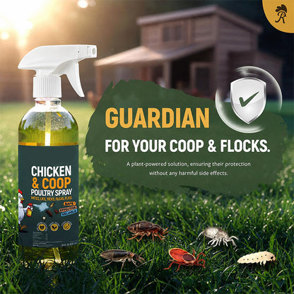 ❄️¡Oferta de verano: 50 % de descuento!🐔Spray contra ácaros y piojos para aves de corral y gallineros – listo para usar