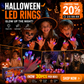 🎁Anillo Luminoso LED para Halloween 😍 Set de 30 Unidades