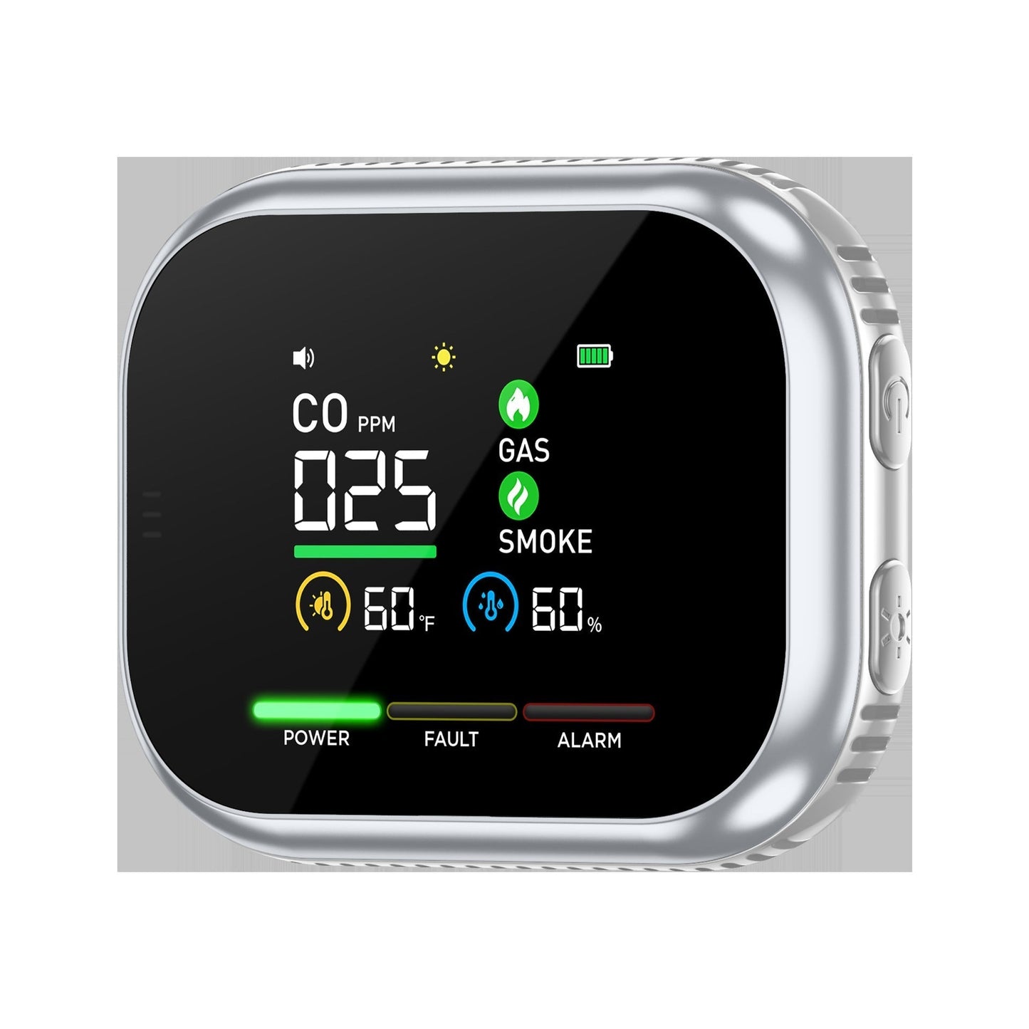 🔥50% DESCUENTO EN PRODUCTOS SELECCIONADOS🎉 Alarma portátil multigas con pantalla LCD y respaldo de batería