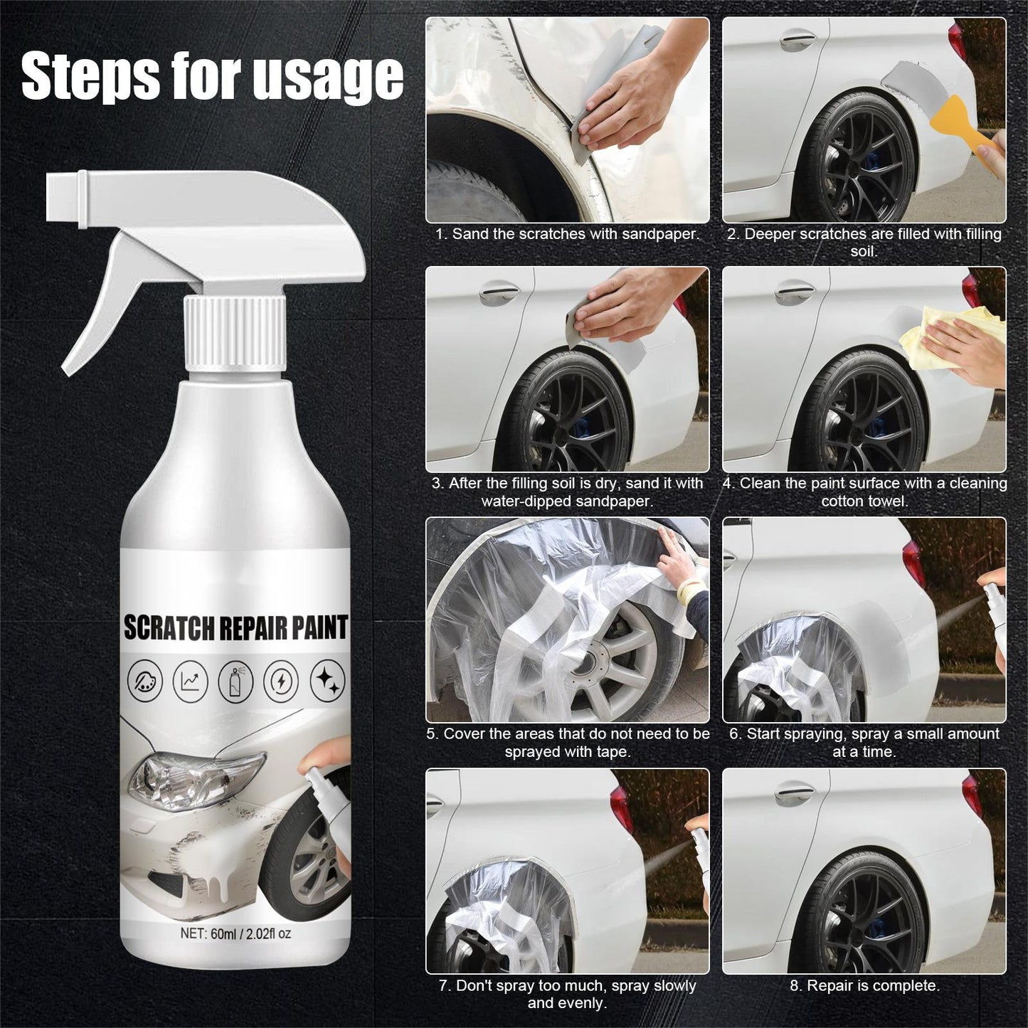 Hot Selling🔥Limpiador de arañazos de coche para reparar imperfecciones superficiales