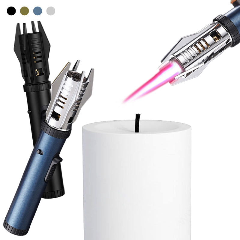 🎁Ofertas de vacaciones🔥Encendedor de antorcha de soldadura a prueba de viento grande multifuncional（Gran Venta⛄BUY 2 Get 10% OFF + envío gratuito）