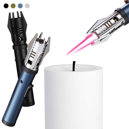 🎁Ofertas de vacaciones🔥Encendedor de antorcha de soldadura a prueba de viento grande multifuncional（Gran Venta⛄BUY 2 Get 10% OFF + envío gratuito）