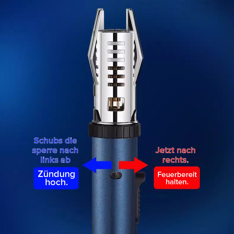 🎁Ofertas de vacaciones🔥Encendedor de antorcha de soldadura a prueba de viento grande multifuncional（Gran Venta⛄BUY 2 Get 10% OFF + envío gratuito）