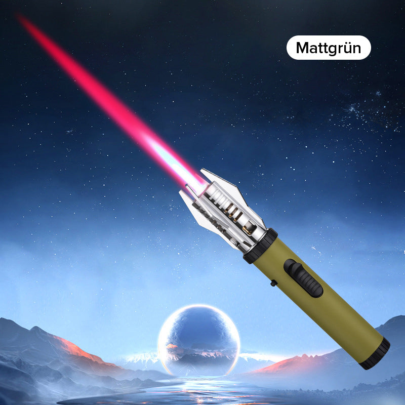 🎁Ofertas de vacaciones🔥Encendedor de antorcha de soldadura a prueba de viento grande multifuncional（Gran Venta⛄BUY 2 Get 10% OFF + envío gratuito）