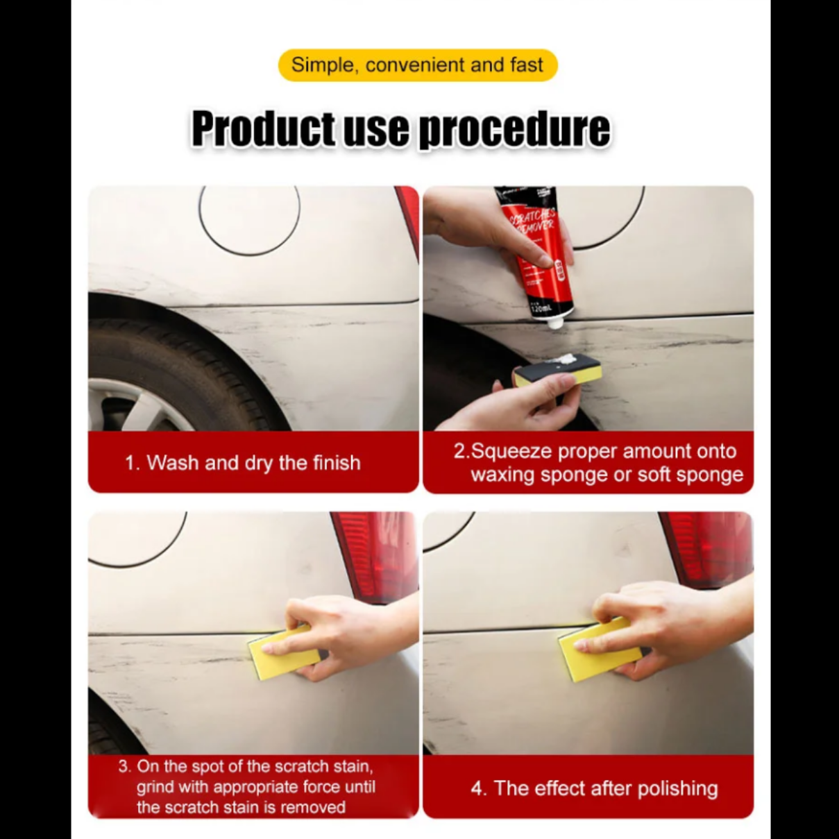 [Regalo práctico] Cera para reparar arañazos en el coche