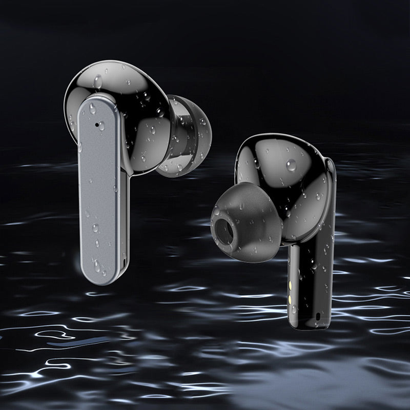 Auriculares inalámbricos Bluetooth con cordón metálico