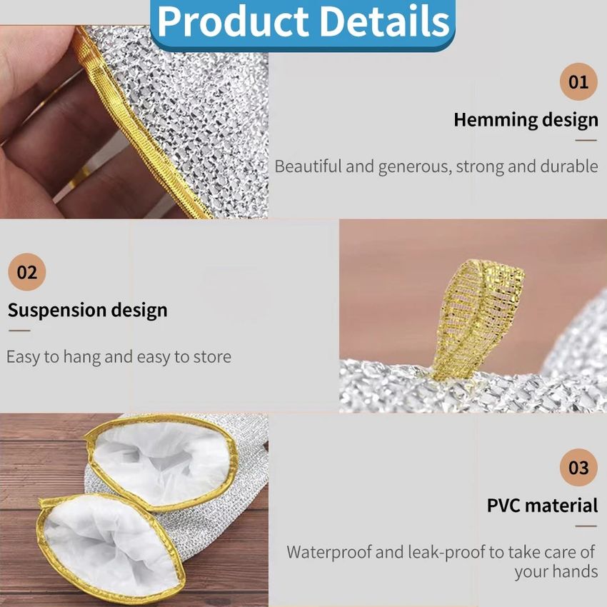 💥Compre 2 Obtenga 1 gratis✨Guantes de limpieza de protección eficiente