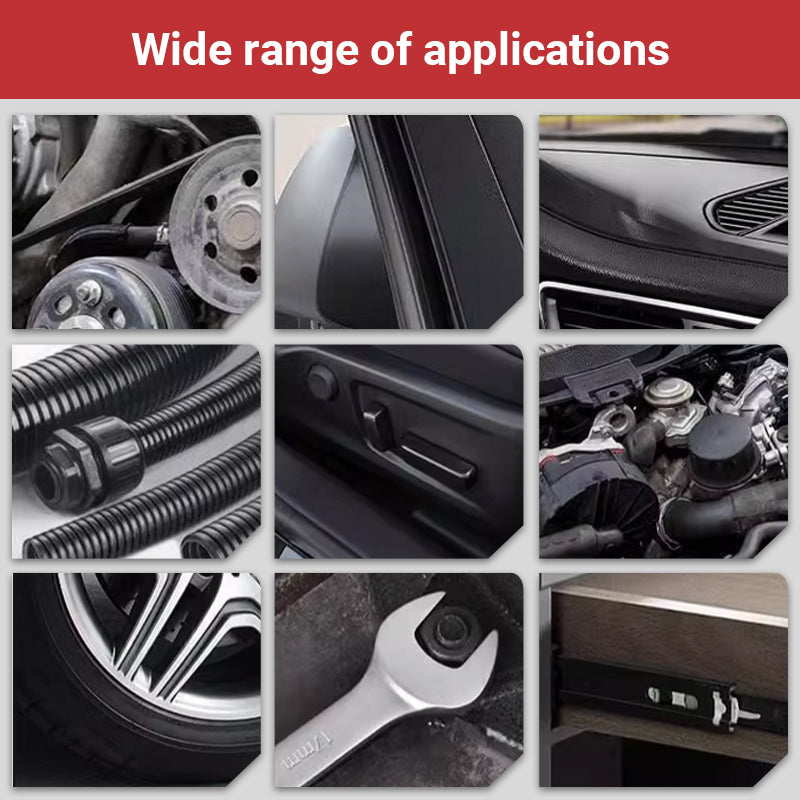 Spray lubricante y silenciador para correas de motores de automoción